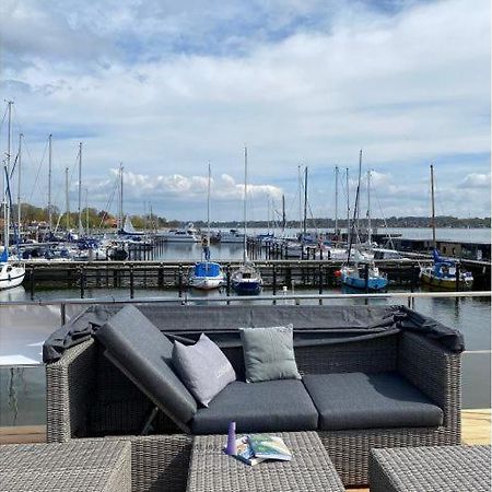 Hausboot Fjord Ankerplatz Mit Biosauna In 슐레스비히 외부 사진
